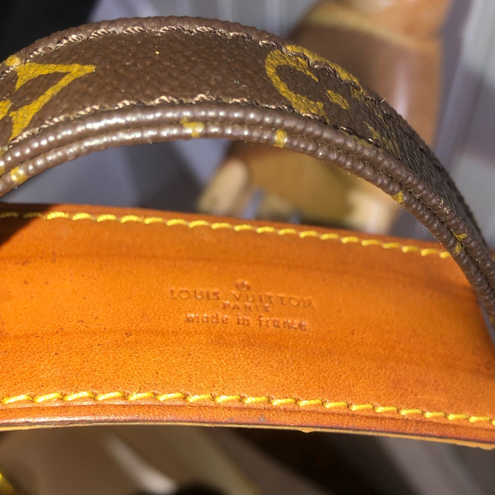 LOUIS VUITTON DANUBE MM Monogram Tote Crossbody Shoulder Strap Authentic SL873 - Picture 10 of 17